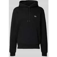 Lacoste Classic fit hoodie met kangoeroezak