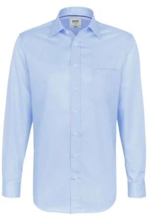 HAKRO Overhemd hemelsblauw, Effen