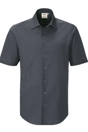 HAKRO Overhemd Korte mouw antraciet