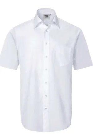 HAKRO Overhemd Korte mouw wit