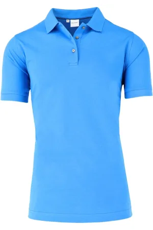 OLYMP Dames Poloshirt koninklijk, Effen