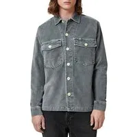 AllSaints Harrier Ls Shirt Dull Blue