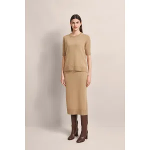 Bugatti Trui met ronde hals met korte mouwen