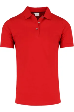 OLYMP Dames Poloshirt rood, Effen