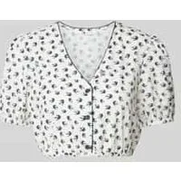 Tommy Jeans Korte overhemdblouse met knoopsluiting