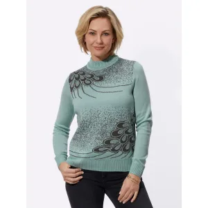 Classic Basics Trui met staande kraag Trui