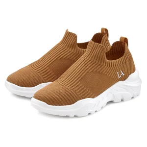 Lascana Sneakers Slip-on sneaker, lage schoen, slipper, vrijetijdsschoen VEGAN