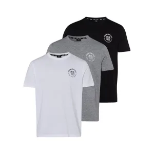 H.I.S T-shirt smal gesneden, bedrukt ontwerp, van 100% katoen (3-delig, Set van 3)