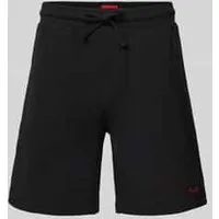 HUGO Sweatshorts met elastische band, model ‘Austin’