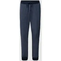 Schiesser Sweatpants in gemêleerde look, model ‘Mix + Relax’