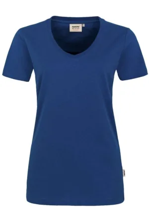 HAKRO Dames T-shirt ultramarijnblauw, Effen