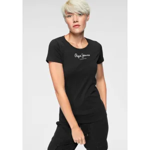 Pepe Jeans T-shirt NEW VIRGINIA met logoprint