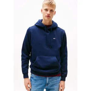 TOMMY JEANS Sweatshirt TJM REG S FLAG HOODIE met geborduurd merklogo op borsthoogte