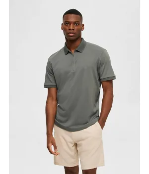 SELECTED HOMME Poloshirt SLHFAVE ZIP SS POLO NOOS