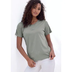 Copenhagen Studios T-shirt Met subtiele logoprint vooraan van zachte jersey kwaliteit met biologische katoen