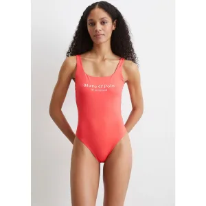 Marc O’Polo Badpak Geo Print met opvallende merkprint