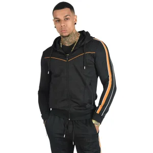 Jas met capuchon en ruitjesprint en tweekleurige strepen Project X Paris