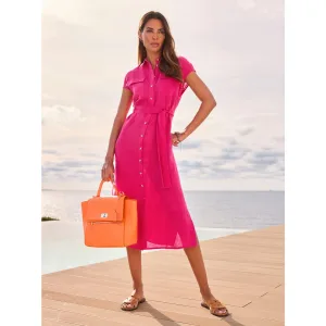 heine Jurk met overhemdkraag Jurk