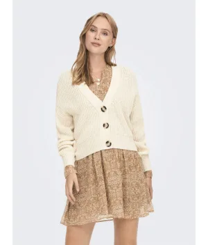 JDY Vest JDYJUSTY L/S SHORT CARDIGAN KNT NOOS