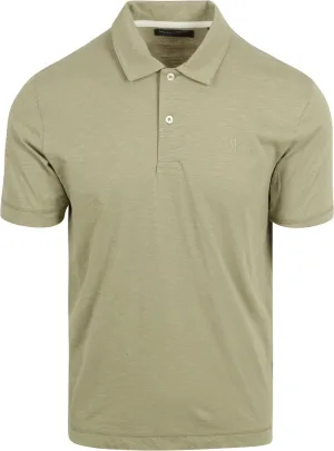 Marc O’Polo Poloshirt Slubs Sage Groen