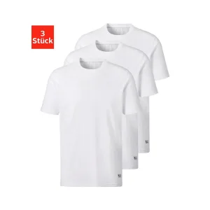 H.I.S T-shirt van katoenmix (Set van 3)