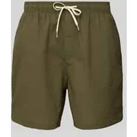 Selected Homme Relaxed fit zwembroek met structuurmotief, model ‘COOPER’