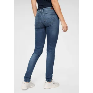 Pepe Jeans Skinny fit jeans SOHO in 5-pocketsstijl met 1-knoop en stretchaandeel