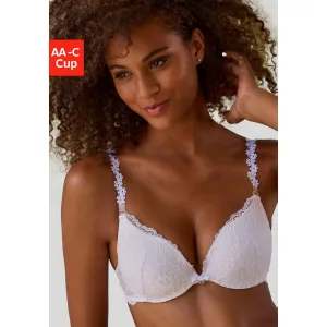 Vivance Push-up-bh met 3 extravagante bandjes om te verwisselen, sexy lingerie