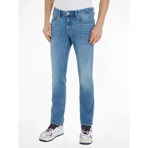 TOMMY JEANS Slim fit jeans SCANTON SLIM met gestempeld logo
