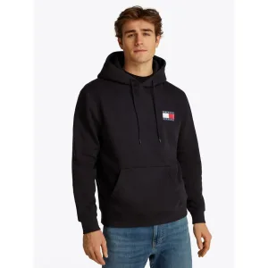 TOMMY JEANS Sweatshirt TJM REG ESSENTIAL FLAG HOOD EXT met bedrukte merklogo op borsthoogte