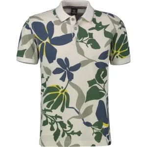 Lerros Heren polo 25432311 103 broken white