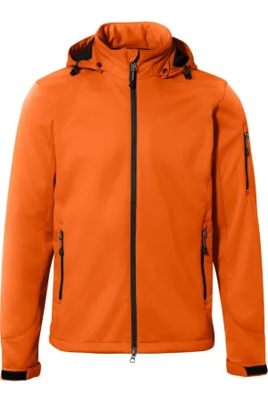 HAKRO 848 Softshell jas oranje, Effen