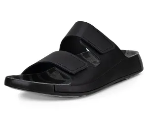 Ecco Slippers Cozmo M , zomerschoen, slippers, klittenbandschoen, met fluidform™ constructie