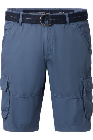 Casa Moda Cargo Shorts blauw, Effen