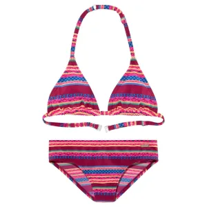 Buffalo Triangelbikini Lux Kids met abstracte print