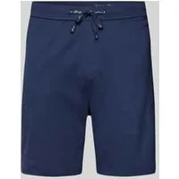 Christian Berg Men Sweatshorts met labeldetail