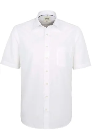 HAKRO Overhemd Korte mouw wit