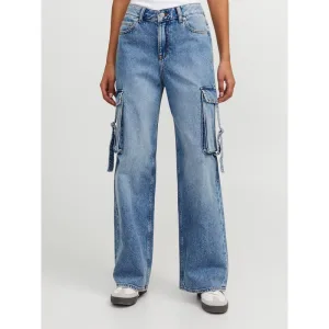 Jack & Jones Jxtokyo wide cargo mw jeans dnm