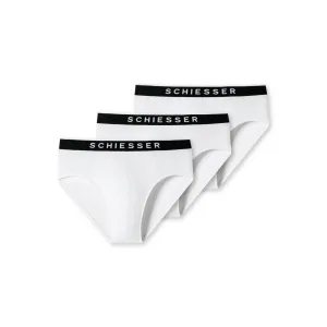 Schiesser Rio-slip “95/5” met sportieve webgummiband met contrasterend schiesser-logo (3 stuks)