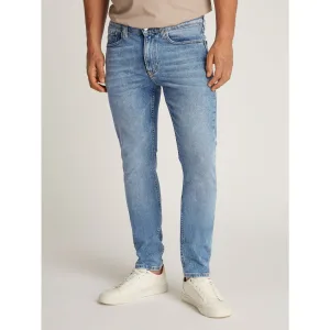 Calvin Klein Slim fit jeans SLIM TAPER Muntzakje, logo borduursel