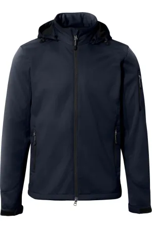 HAKRO 848 Softshell jas nachtblauw, Effen