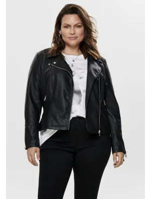 ONLY CARMAKOMA Imitatieleren jack CAREMMY FAUX LEATHER BIKER