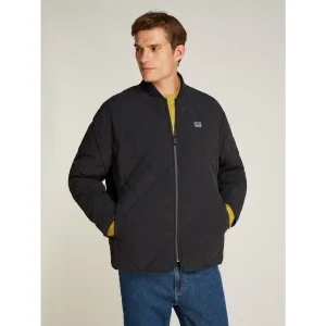 Calvin Klein Gewatteerde jas QUILTED JACKET Logopatch, staande kraag