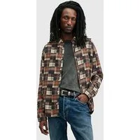 AllSaints Jude Ls Shirt Red