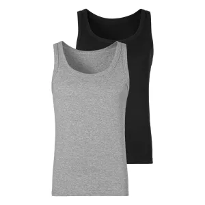 H.I.S Tanktop eenvoudige basic, ook voor eronder (set, 2 stuks)