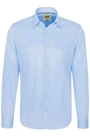 HAKRO Overhemd hemelsblauw, Effen
