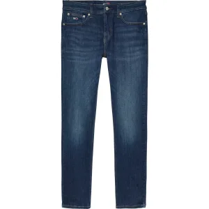 TOMMY JEANS Slim fit jeans SCANTON SLIM met gestempeld logo