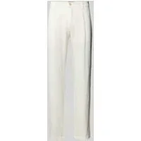 Marc O’Polo Tapered linnen broek met bandplooi, model ‘OSBY JOGGER’