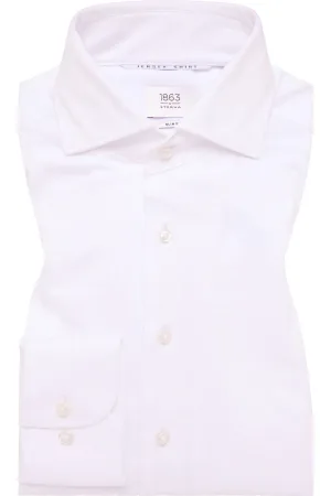 ETERNA 1863 Jersey shirt wit, Effen