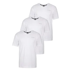 H.I.S Shirt met V-hals Korte mouwen, slim fit, van katoen (Set van 3)